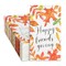 Sparkle and Bash 50 Pack Happy Friendsgiving Napkins, 3-Ply White Dinner Napkins with Fall Leaves for Thanksgiving Party Decorations Supplies (7.9x4.4 in)